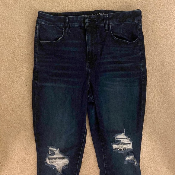 AEO 14L Ne(x)t Level Stretch skinny jeans with knee holes - Picture 1 of 4